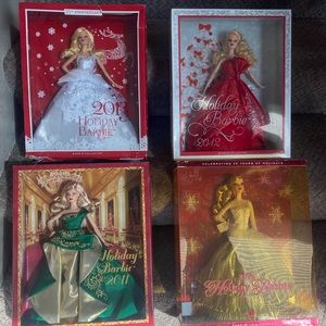Holiday collection barbies
